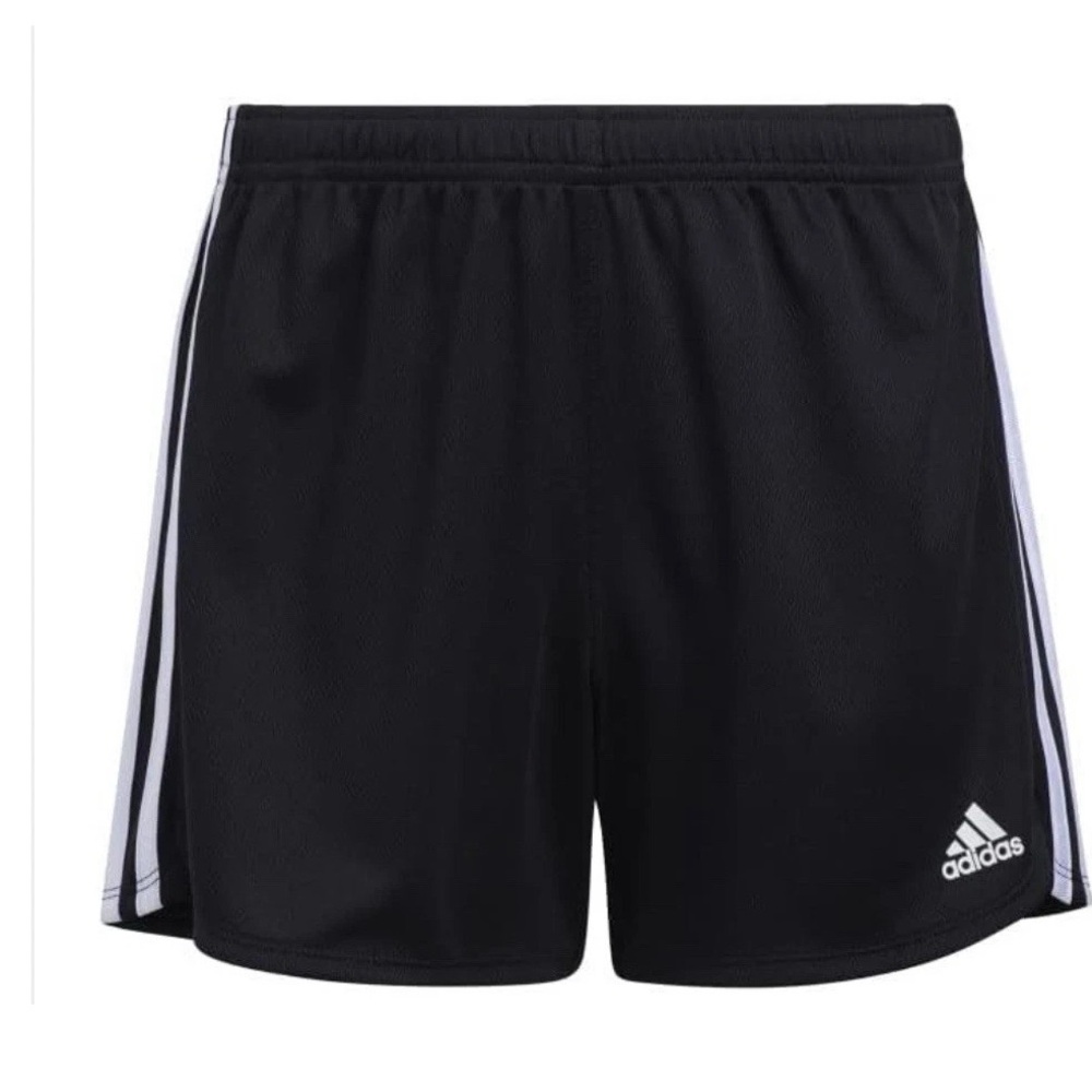 Girls Adidas Shorts Youth Large Black And White Summer Size 7-8